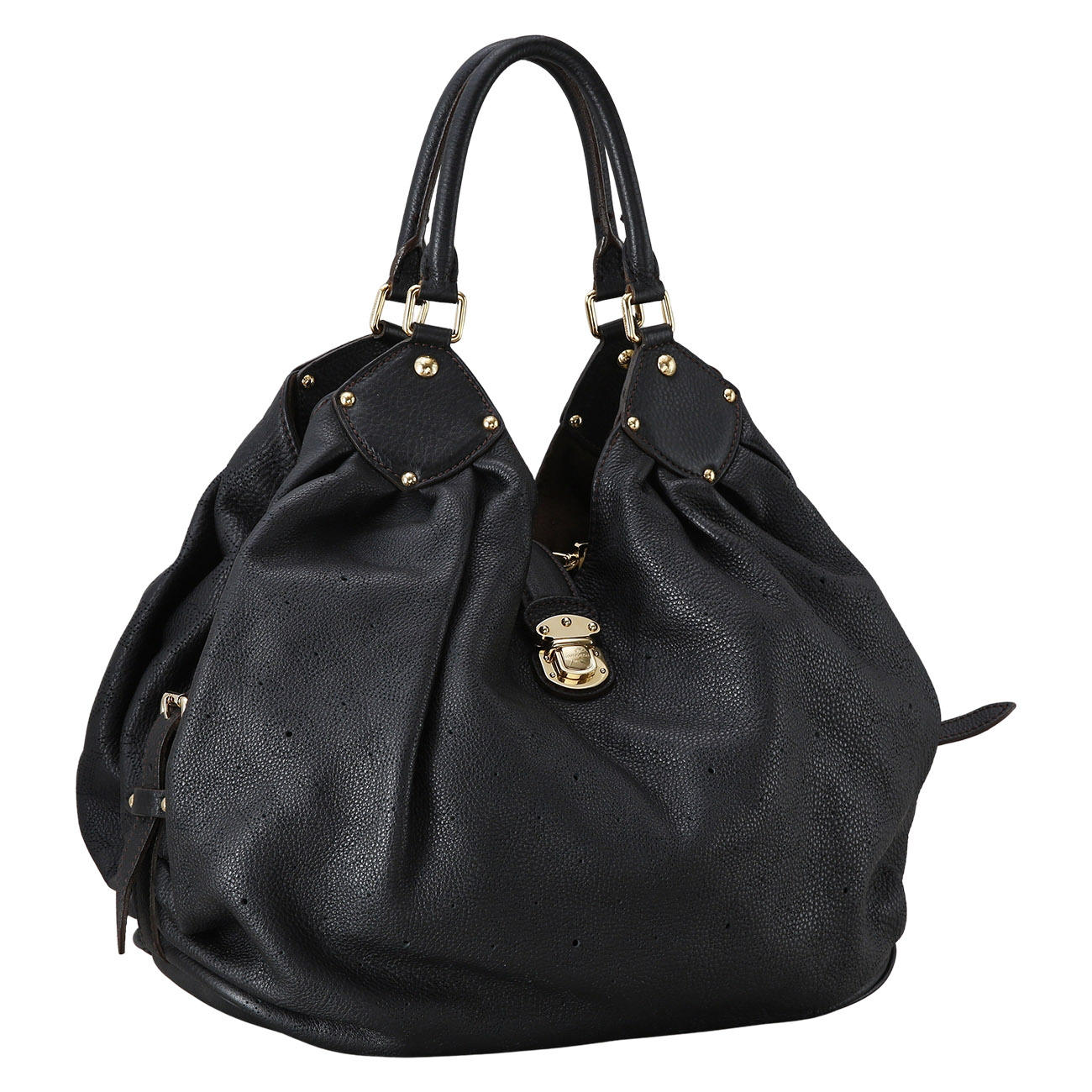 LOUIS VUITTON(USED)루이비통 마히나 레더 토트백